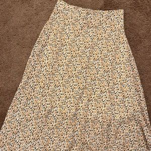 Shein Floral Midi Skirt